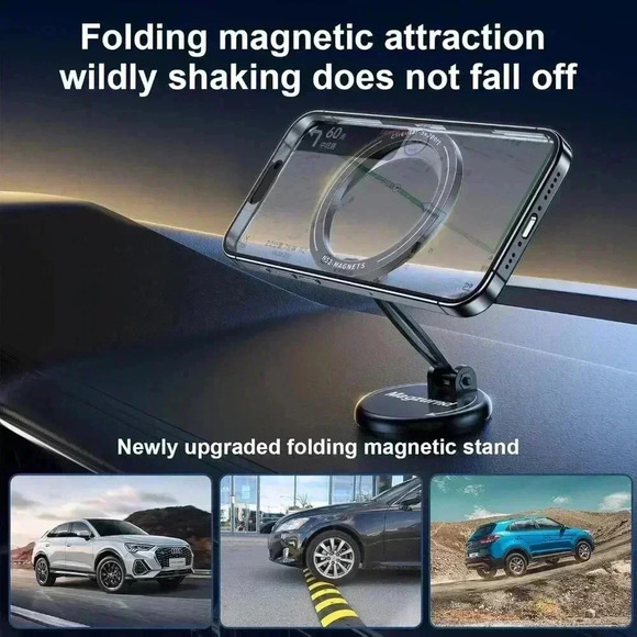 NWT: 360° Rotating Magnetic Phone Holder for Dashboard - Picture 5 of 6